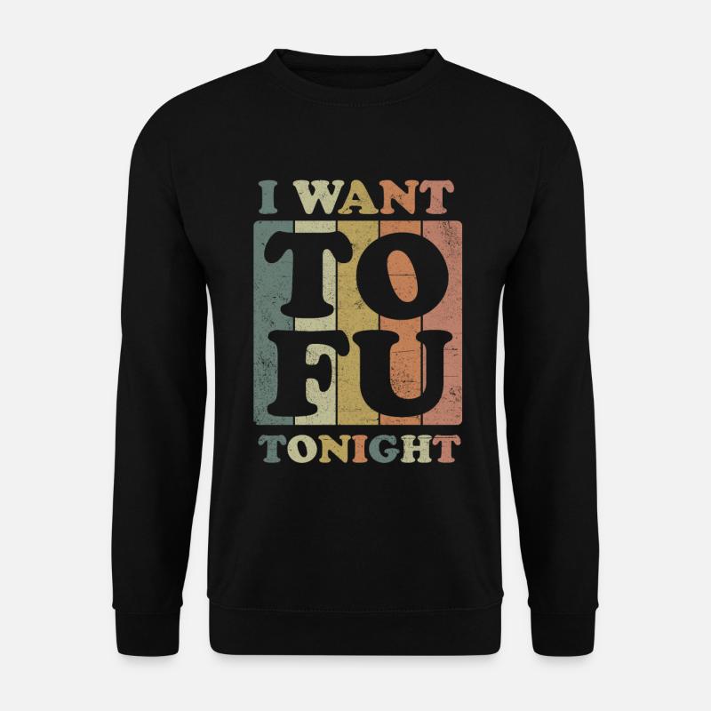Tofu Vintage - Unisex Pullover - Schwarz