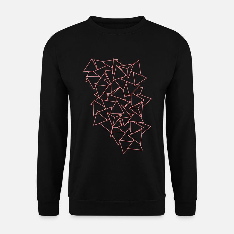 triangles - Unisex Pullover - Schwarz