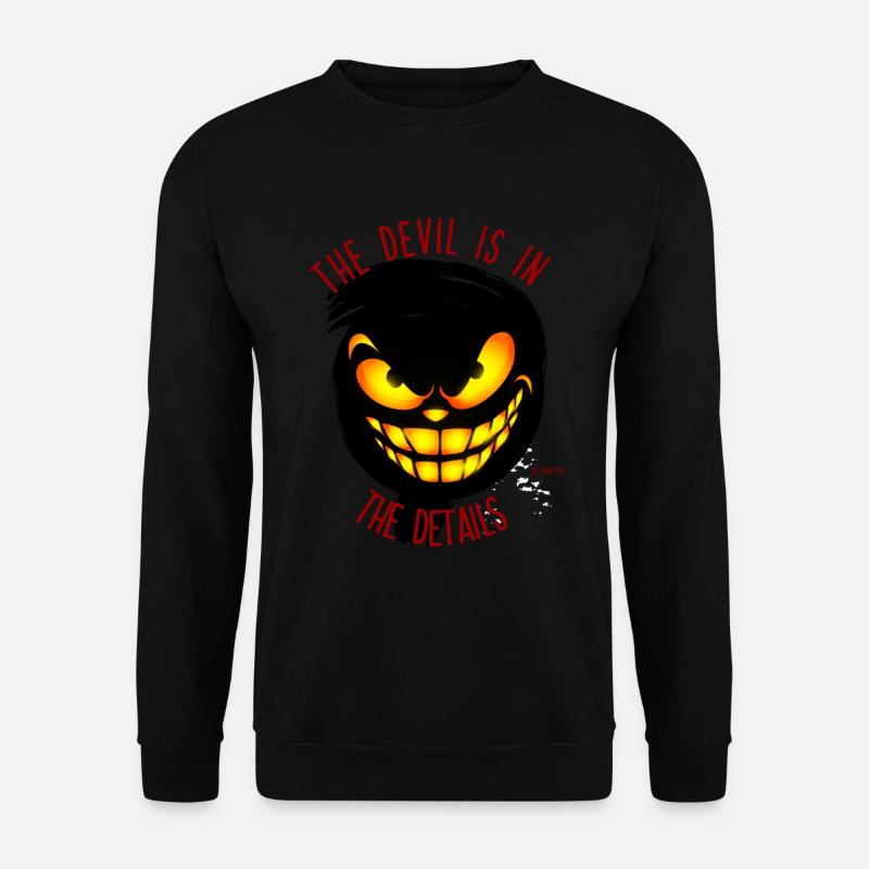 The devil is in the details - Unisex Pullover - Schwarz