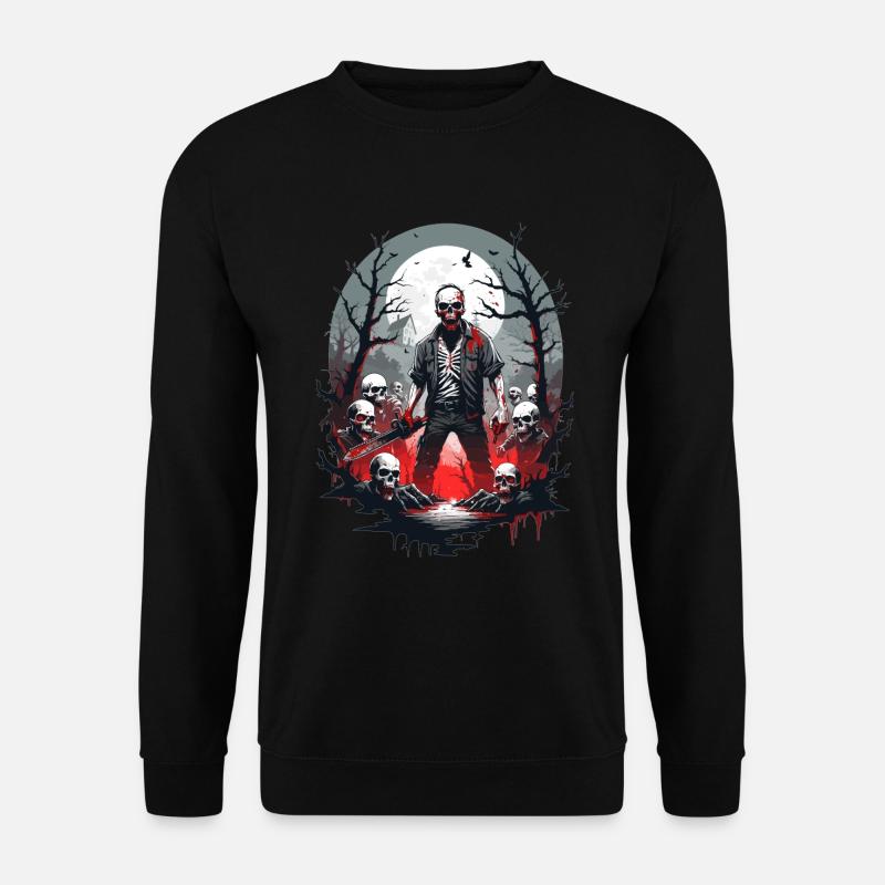 Zombie Skeleton - Unisex Sweatshirt - black