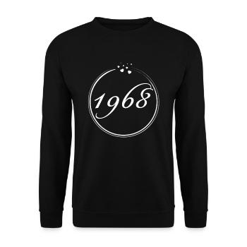 1968 - Unisex Sweatshirt - black - Front - Alina (178cm) & Michal (187cm)
