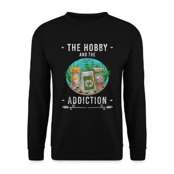 Fish, Water, Ornamental Fish - Unisex Sweatshirt - black - Front - Alina (178cm) & Michal (187cm)