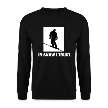 Snowboarder Freestyle Boarder Snowboard - Sweat-shirt Unisexe - noir - Devant - Alina (178cm) & Michal (187cm)