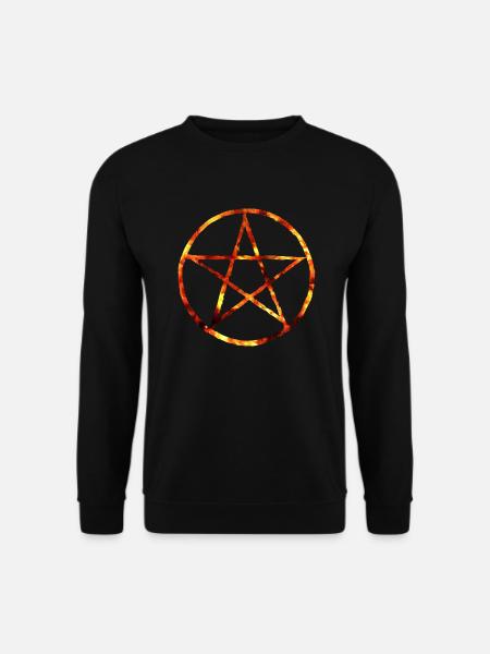 Feu de pentagramme - Sweat-shirt Unisexe - noir
