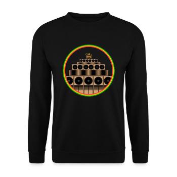 Reggae sound system - Unisex Sweatshirt - black - Front - Alina (178cm) & Michal (187cm)