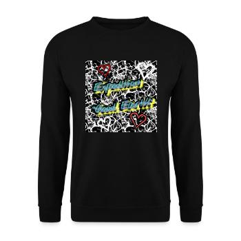Expédition « GOOD_EARTH » - Boutique WoW - 2023 - Sweat-shirt Unisexe - noir - Devant - Alina (178cm) & Michal (187cm)