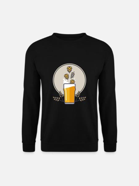 Beer splash - Unisex Sweatshirt - black