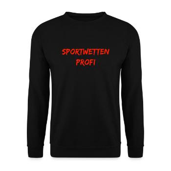 Sportwettenprofi - Unisex Pullover - Schwarz - Vorne - Alina (178cm) & Michal (187cm)