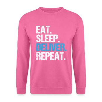 Zusteller Briefträger Postbote Mail Carrier Post - Unisex Pullover - Pink - Vorne