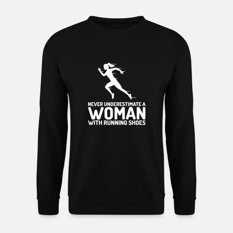 Jogging Courir Coureur Marathon - Sweat-shirt Unisexe - noir