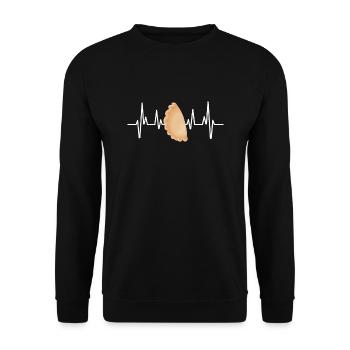 Pierogi Kielbasa Paczki Polish Food Cuisine - Unisex Pullover - Schwarz - Vorne - Alina (178cm) & Michal (187cm)