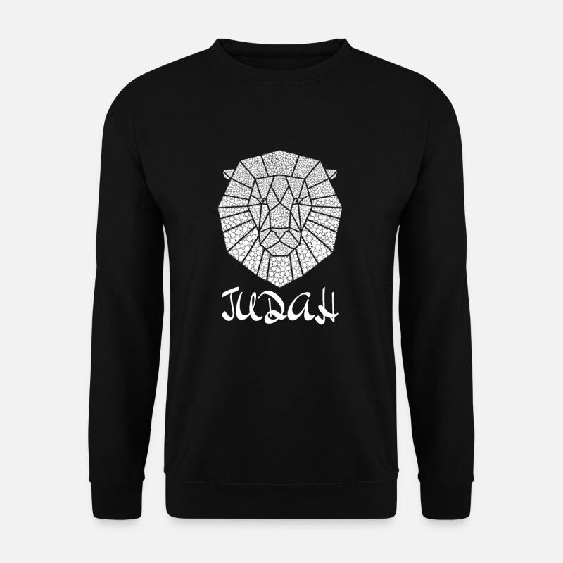 Jewish Tribe Hebrew Israelite Menorah Yah Apparel - Unisex Pullover - Schwarz