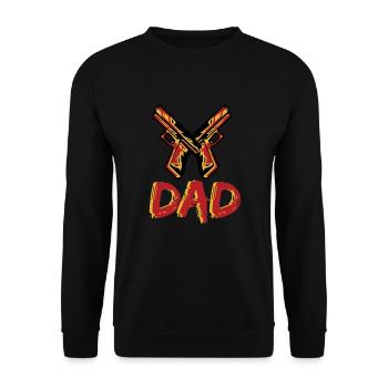 Gunaholic Guns Lover &Pro Gun Laws Shooting Range - Sweat-shirt Unisexe - noir - Devant - Alina (178cm) & Michal (187cm)