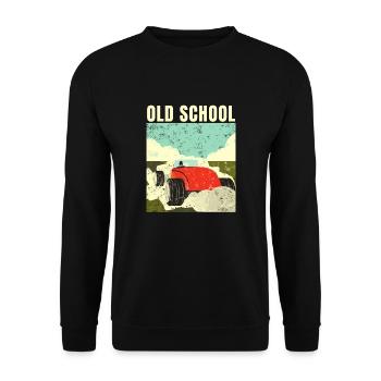 Hot Rods Classic Car And Oldtimer Apparel - Unisex Sweatshirt - black - Front - Alina (178cm) & Michal (187cm)