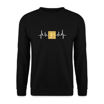 Board Game And Tabletop Board Gamer RPG Gaming - Unisex Pullover - Schwarz - Vorne - Alina (178cm) & Michal (187cm)