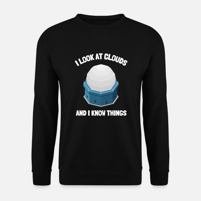 Meteorology Meteorologist Student & Weather - Unisex Pullover - Schwarz