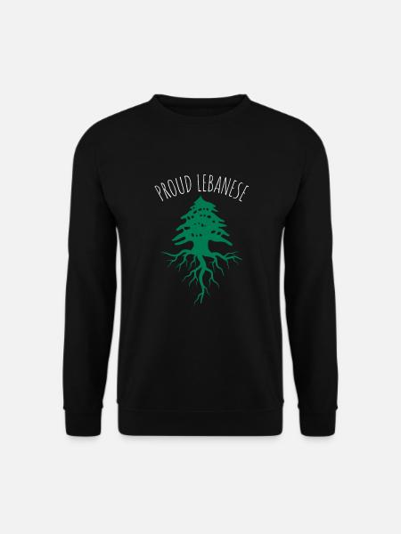 Lebanese Yalla Habibi Arabic Arab And Islam Muslim - Unisex Pullover - Schwarz