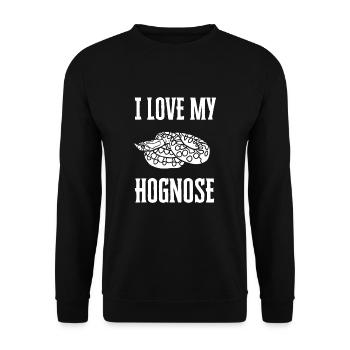 Hognose Snake Reptile Pet & Herpétologiste - Sweat-shirt Unisexe - noir - Devant - Alina (178cm) & Michal (187cm)