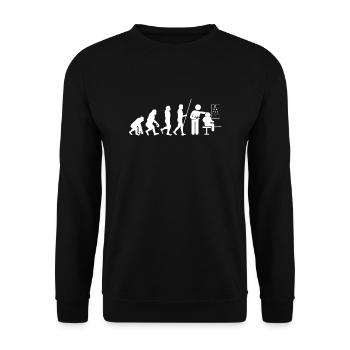 Ophtalmologiste Optométriste Optométrie et Opticien - Sweat-shirt Unisexe - noir - Devant - Alina (178cm) & Michal (187cm)