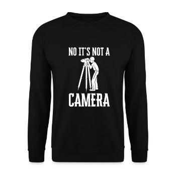 Land Surveying Land Surveyor Topographer And - Unisex Sweatshirt - black - Front - Alina (178cm) & Michal (187cm)