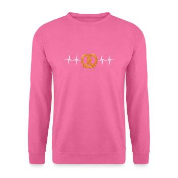 Pretzel Chocolate Covered Pretzels Sticks And - Unisex Pullover - Pink - Vorne