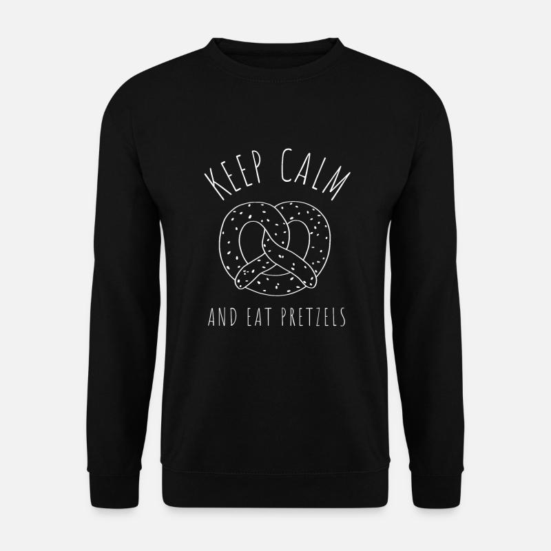 Pretzel Chocolate Covered Pretzels Sticks And - Unisex Pullover - Schwarz