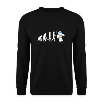Robotics Robots Droid Builder And Robotics - Unisex Sweatshirt - black - Front - Alina (178cm) & Michal (187cm)