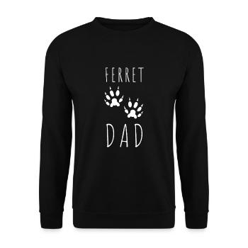 Furet Belette Pet Rongeur Animal Vateranian - Sweat-shirt Unisexe - noir - Devant - Alina (178cm) & Michal (187cm)