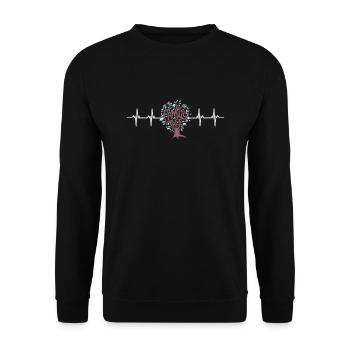 Genealogist Family Historian Genealogy Genealogist - Unisex Sweatshirt - black - Front - Alina (178cm) & Michal (187cm)