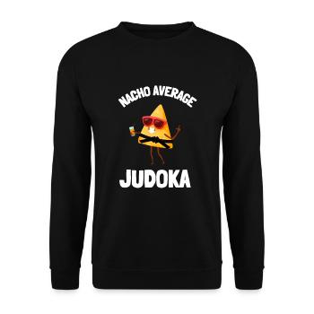 Judo Judoka Jiu Jitsu And Taekwondo Martial Arts - Unisex Sweatshirt - black - Front - Alina (178cm) & Michal (187cm)