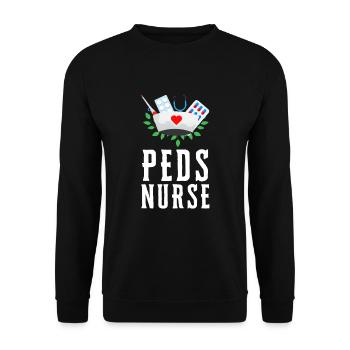 Pediatric Pediatrician Pediatrics Nurse Toddle - Unisex Sweatshirt - black - Front - Alina (178cm) & Michal (187cm)
