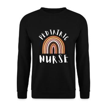 Pediatric Pediatrician Pediatrics Nurse Toddle - Unisex Sweatshirt - black - Front - Alina (178cm) & Michal (187cm)