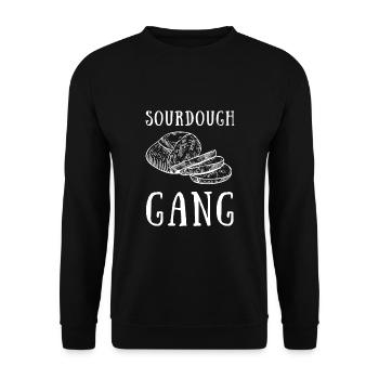 Sourdough Bread Baking Bakers Sourdough Starter - Unisex Pullover - Schwarz - Vorne - Alina (178cm) & Michal (187cm)
