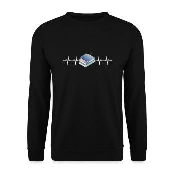 Research Historian Museum Curator And Archivist - Unisex Sweatshirt - black - Front - Alina (178cm) & Michal (187cm)