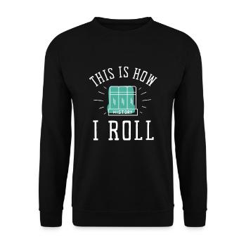 Research Historian Museum Curator And Archivist - Unisex Sweatshirt - black - Front - Alina (178cm) & Michal (187cm)