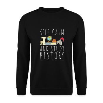 Research Historian Museum Curator And Archivist - Unisex Sweatshirt - black - Front - Alina (178cm) & Michal (187cm)
