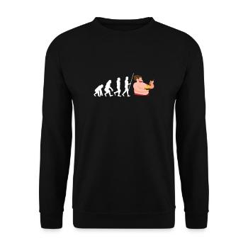 Udon Japanese Noodles Ramen Asian Noodle Box - Unisex Sweatshirt - black - Front - Alina (178cm) & Michal (187cm)