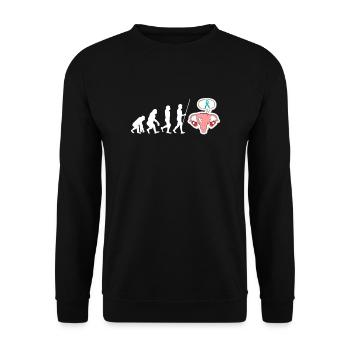PMDD Awareness Premenstrual Syndrome Menstrual - Unisex Pullover - Schwarz - Vorne - Alina (178cm) & Michal (187cm)