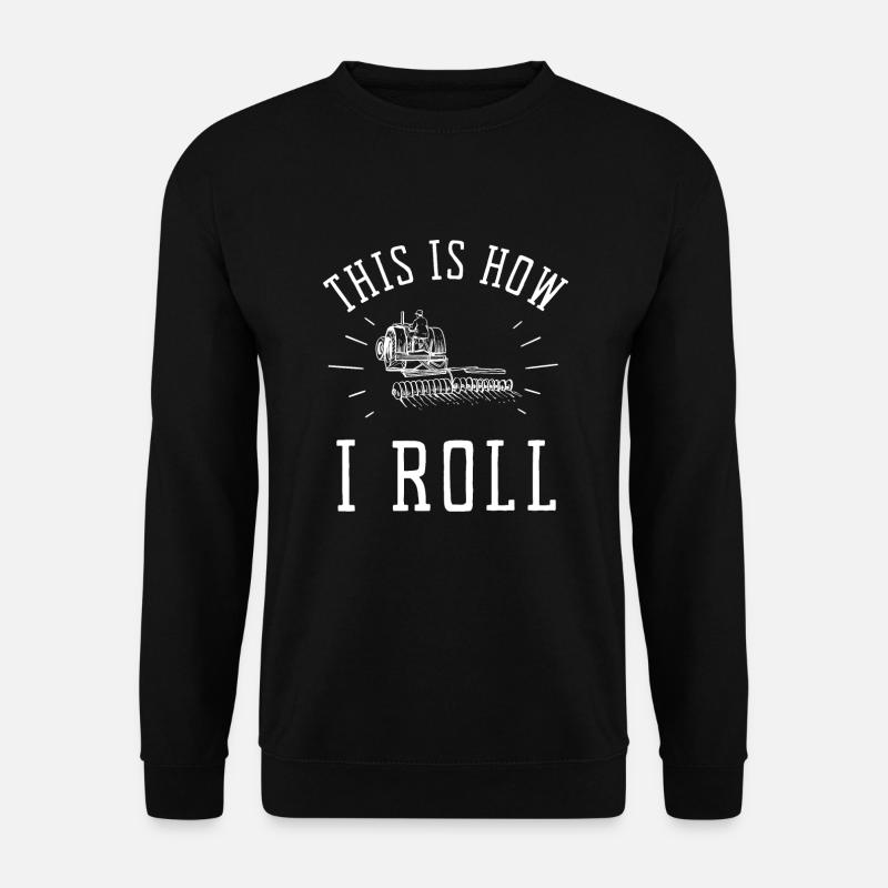 Farming Combine Harvester Driver Agriculture - Unisex Pullover - Schwarz