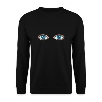 Ophtalmologiste Optométriste Optométrie et Opticien - Sweat-shirt Unisexe - noir - Devant - Alina (178cm) & Michal (187cm)