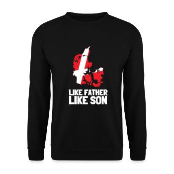 Comme Père Comme Fils Origine Origine Origine Des Pères Fête des Pères - Sweat-shirt Unisexe - noir - Devant - Alina (178cm) & Michal (187cm)