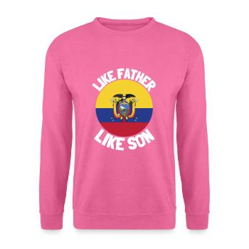 Like Father Like Son Heritage Origin Father's Day - Unisex Sweatshirt - pink - Front