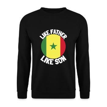 Comme Père Comme Fils Origine Origine Origine Des Pères Fête des Pères - Sweat-shirt Unisexe - noir - Devant - Alina (178cm) & Michal (187cm)