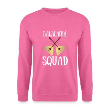 Balalaika Guitare Ukulélé Baglama Folk Russe - Sweat-shirt Unisexe - rose - Devant