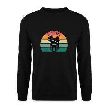 Bubble Gum Gumball Sweet Candy Machine Bubblegum - Unisex Sweatshirt - black - Front - Alina (178cm) & Michal (187cm)