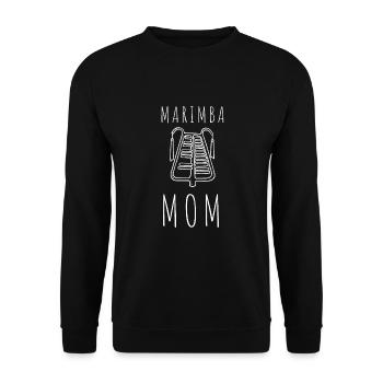 Vibraphone Mom Marimba Ninja And Mallet - Unisex Pullover - Schwarz - Vorne - Alina (178cm) & Michal (187cm)