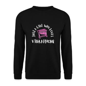 Vibraphone Mom Marimba Ninja And Mallet - Unisex Pullover - Schwarz - Vorne - Alina (178cm) & Michal (187cm)