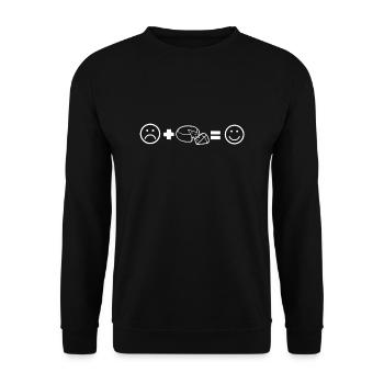Cheesemonger Cheese Maker Gouda Lover - Unisex Pullover - Schwarz - Vorne - Alina (178cm) & Michal (187cm)