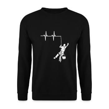 Window Cleaner Services Car Window Cleaning Window - Unisex Pullover - Schwarz - Vorne - Alina (178cm) & Michal (187cm)