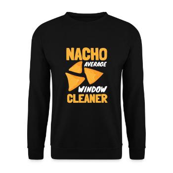 Window Cleaner Services Car Window Cleaning Window - Unisex Pullover - Schwarz - Vorne - Alina (178cm) & Michal (187cm)